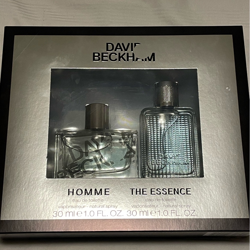 David Beckham Homme and The Essence set